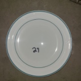 9 in Plate - Kabuki Teal - New by PyroCeream Tableware