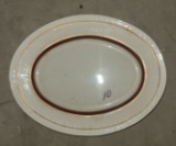 Oval 10 in Plate - New -Rego E915-38
