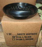 Black Safety Ashtrays - New