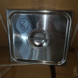 stainless steel insert lid with handle - new