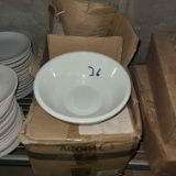 25 oz. White Porcelain Menudo Bowl by Acopa