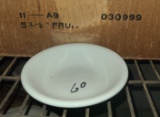 5 3/8 in. Fruit bowl, white