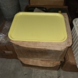 Plastic Lunch Tray, yellow