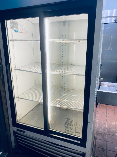Turbo air two sliding glass door merchandising cooler
