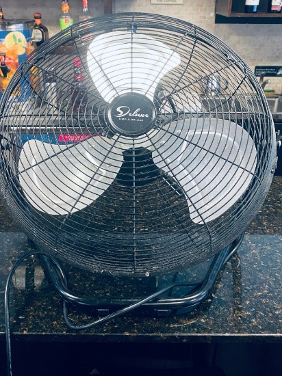 Deluxe variable speed floor fan