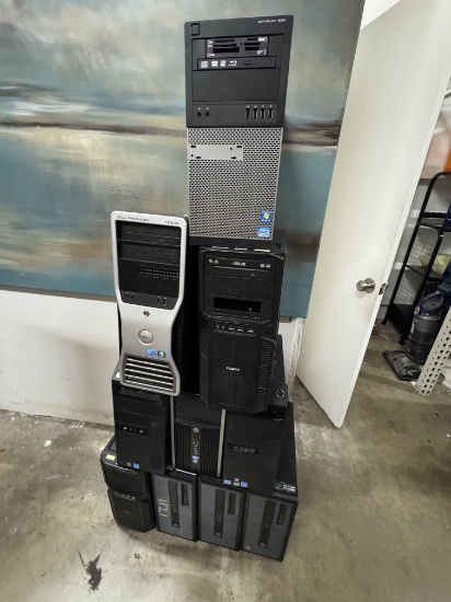 Tower Computer Systems Including Dell Precision T3500, Dell Duplex 990 ...