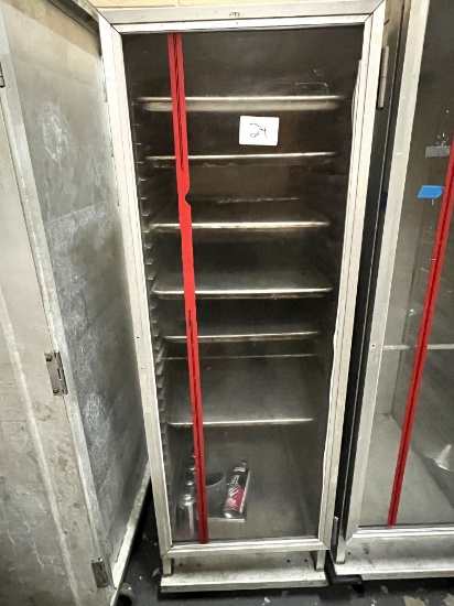 Sheet Pan Rack with Clear Plastic Door