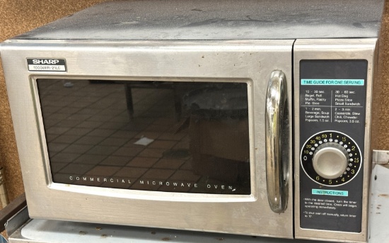 Sharp 1000 Watt Commercial Microwave Oven