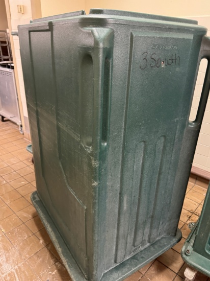 Cambro rolling Food warming transport Cabinets these cabinets originally had doors, but we're taken