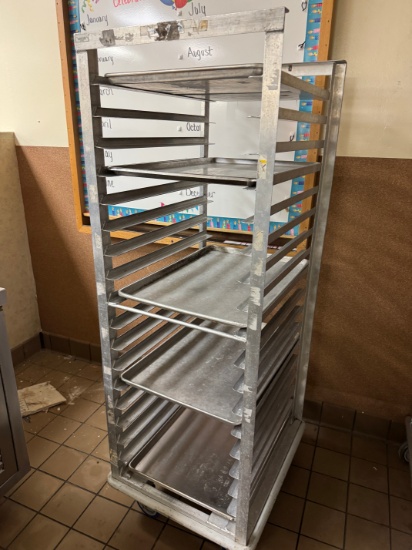 Sheet pan rack