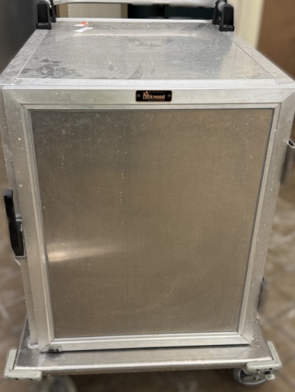 Lockwood pass thru Rolling transport cabinet on wheels