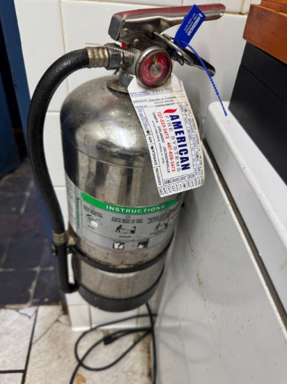 Stainless steel fire extinguisher