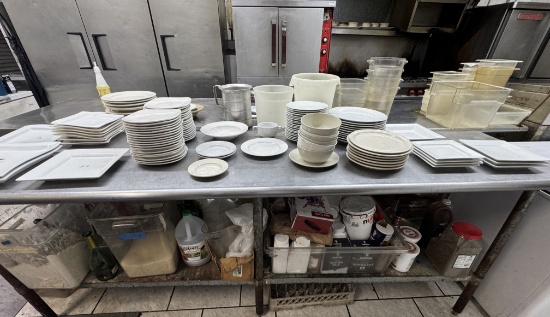 8 foot stainless steel work table