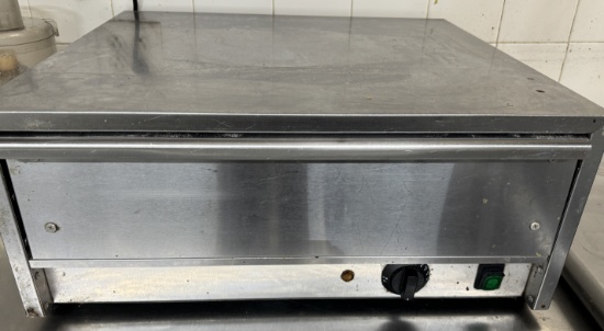 Counter top food warming drawer