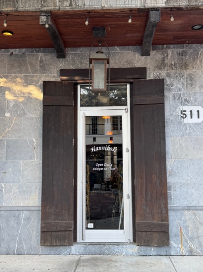 30" Brass Hanging Gas Lamps