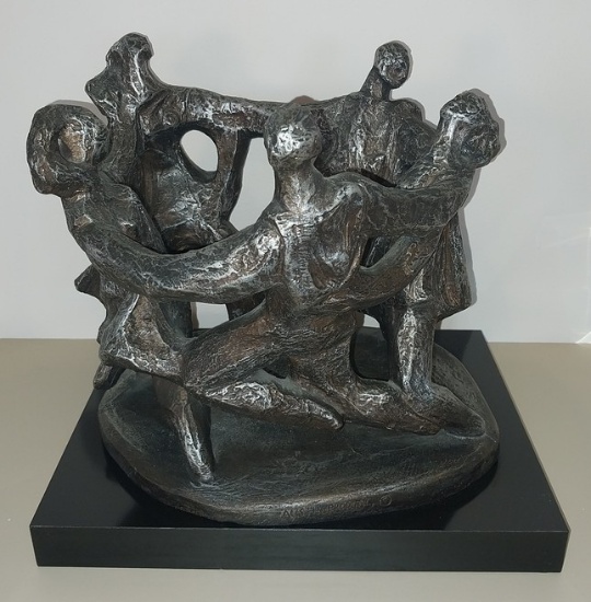 Hora Dance Group Sculpture - 11 in Tall