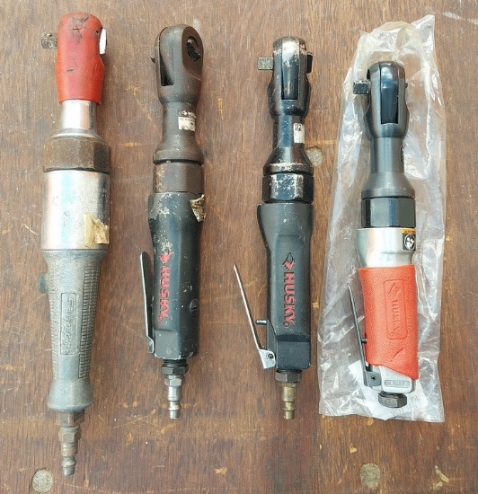 Pneumatic Ratchet Wrenches - one is new - Husky and Snap-on