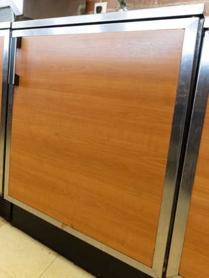 Duke 36" Work Table with Backsplash, Sink and Storage