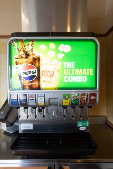 Manitowok Ice Head Machine with (8) Flavor Soda Machine - Complete Drink Station