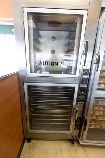 NU-VU Doyon OP2FM Double Deck Electric Oven Proofer Combo