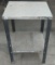 Two Tier metal Table - 21 x 18 x 31 in