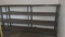 Grey metal shelving unit - 10.5 ft long x 61 in H