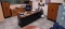 Two Toned 7 Piece office suite with executive chair - no printer