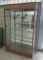 Wooden Display cabinet with glass shelves and mirror -77 x 50 x 20 in
