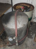 Air Pig tank, additional tank and bucket of gauge -various condition