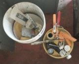 painting supplies - various - bucket