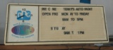 Vintage PPG Clock and message board