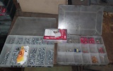 Fuses, nuts and more with divided holders - some boxes are new