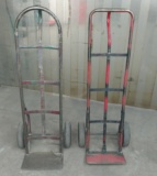 Hand Truck with solid rubber tires