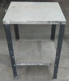 Two Tier metal Table - 21 x 18 x 31 in