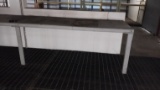 Metal table - 40 x 86 in Connected