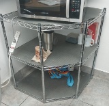 3 tier Metal Metro Corner rack