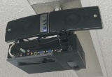 Dell Projector with 6 ft drop down screen