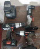 Cordless craftsman drills with battery and charger