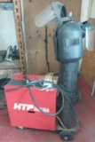 HTP MIG 200 Welder cart and helmets
