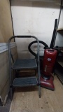 Dirt Devil Vacuum and Step ladder