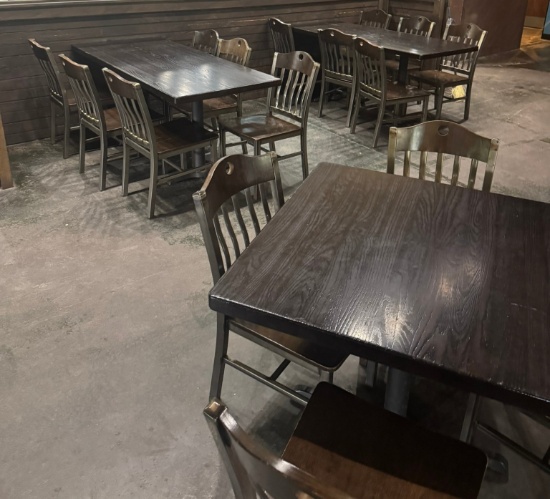 72" x 30” tables