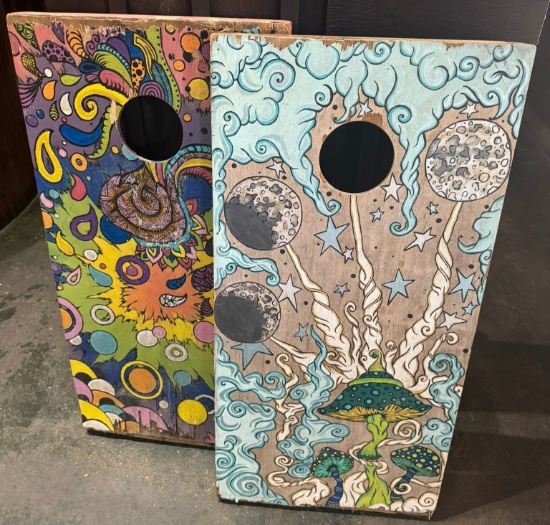 Cornhole set