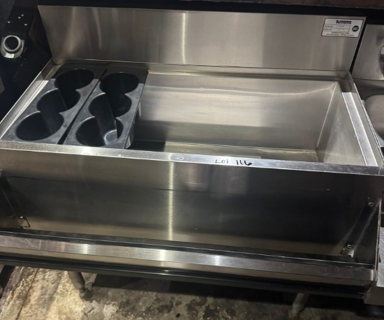36" Cold plate bin