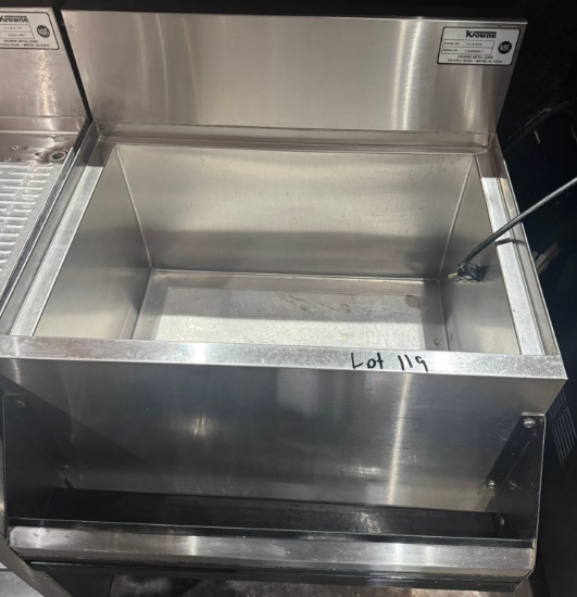 24" Crown plate bin