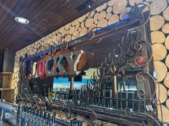 129" X 42" custom mirror