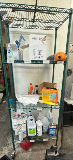 Shelf contents (shelf not included)