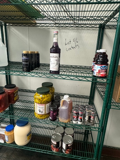 Shelf contents (shelf not included)