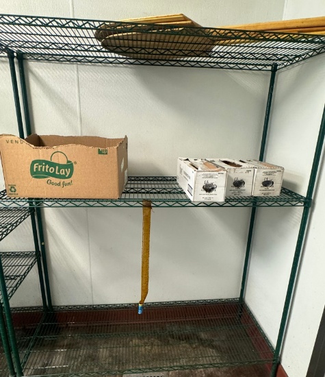 5' Metro shelf with contents