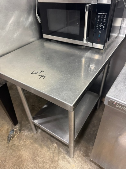 24"X36" stainless steel table