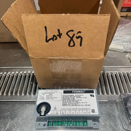 Spark igniter for hot rock oven